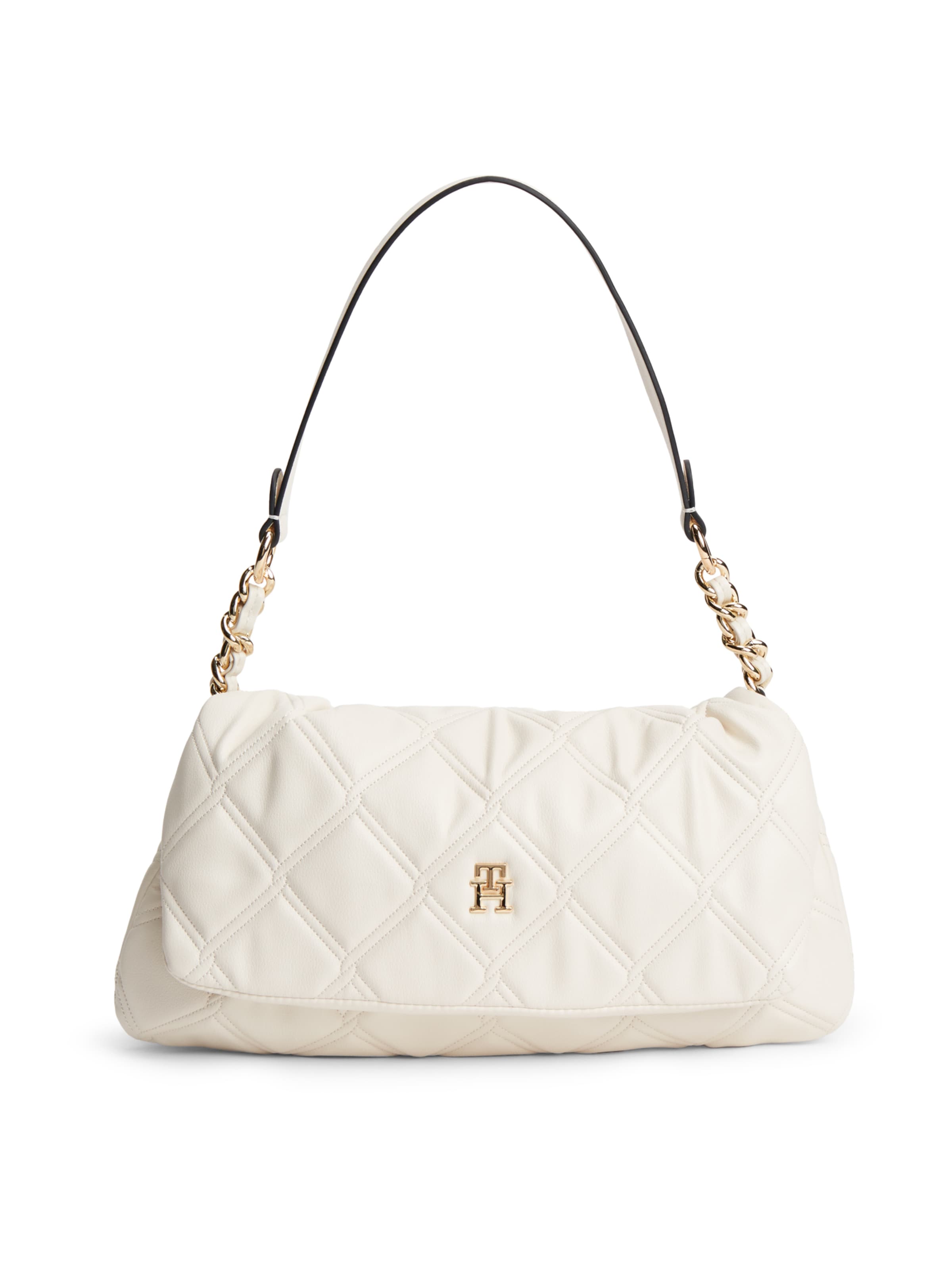 TOMMY HILFIGER Schoudertas in Beige: voorkant