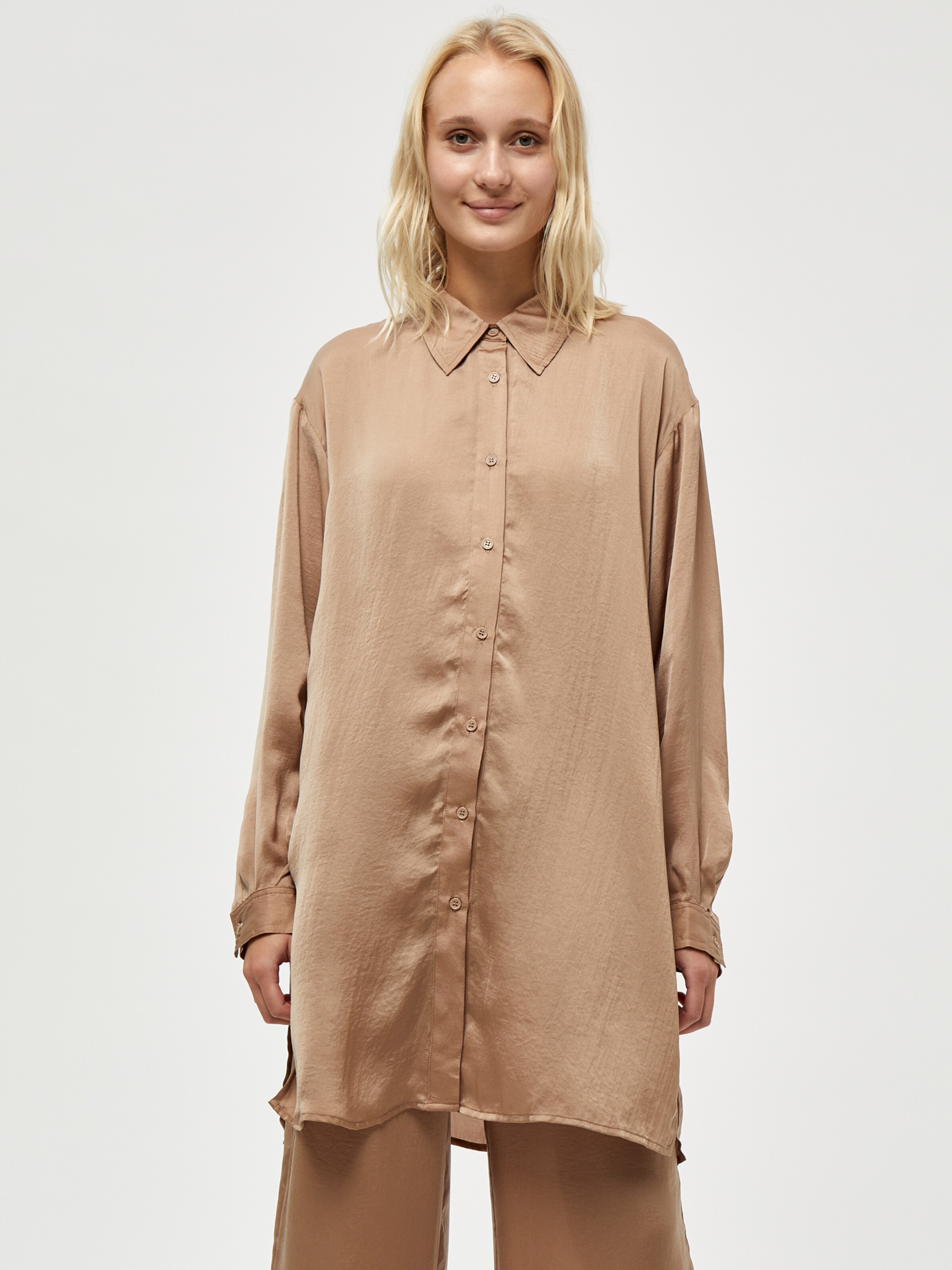 Frauen Große Größen DESIRES Nachthemd 'Jesara' in Beige - YO55688 Frauen Große Größen DESIRES Nachthemd 'Jesara' in Beige - YO55688