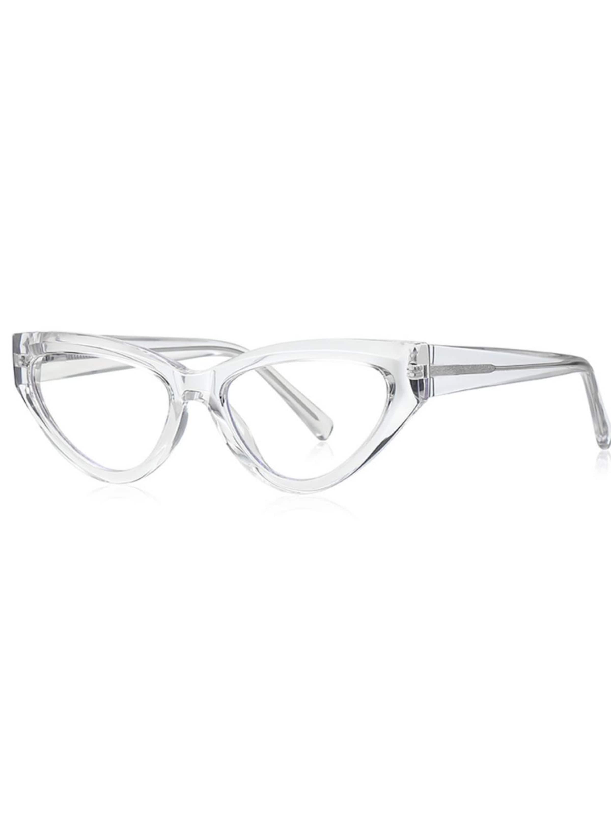 VEYREY Sunglasses in Transparent: front