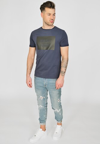 TOP GUN Shirt 'TG20213011' in Blauw