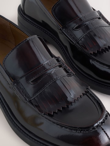 Next Slipper 'Fringe Penny' in Blau