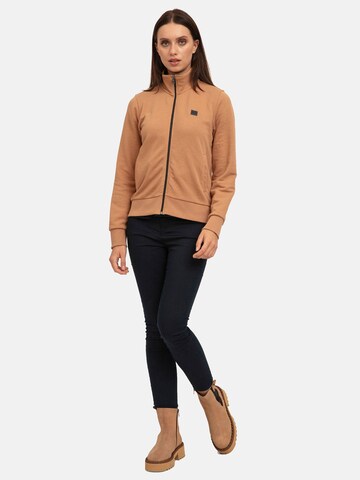 Jacey Quinn - Sudadera con cremallera en naranja