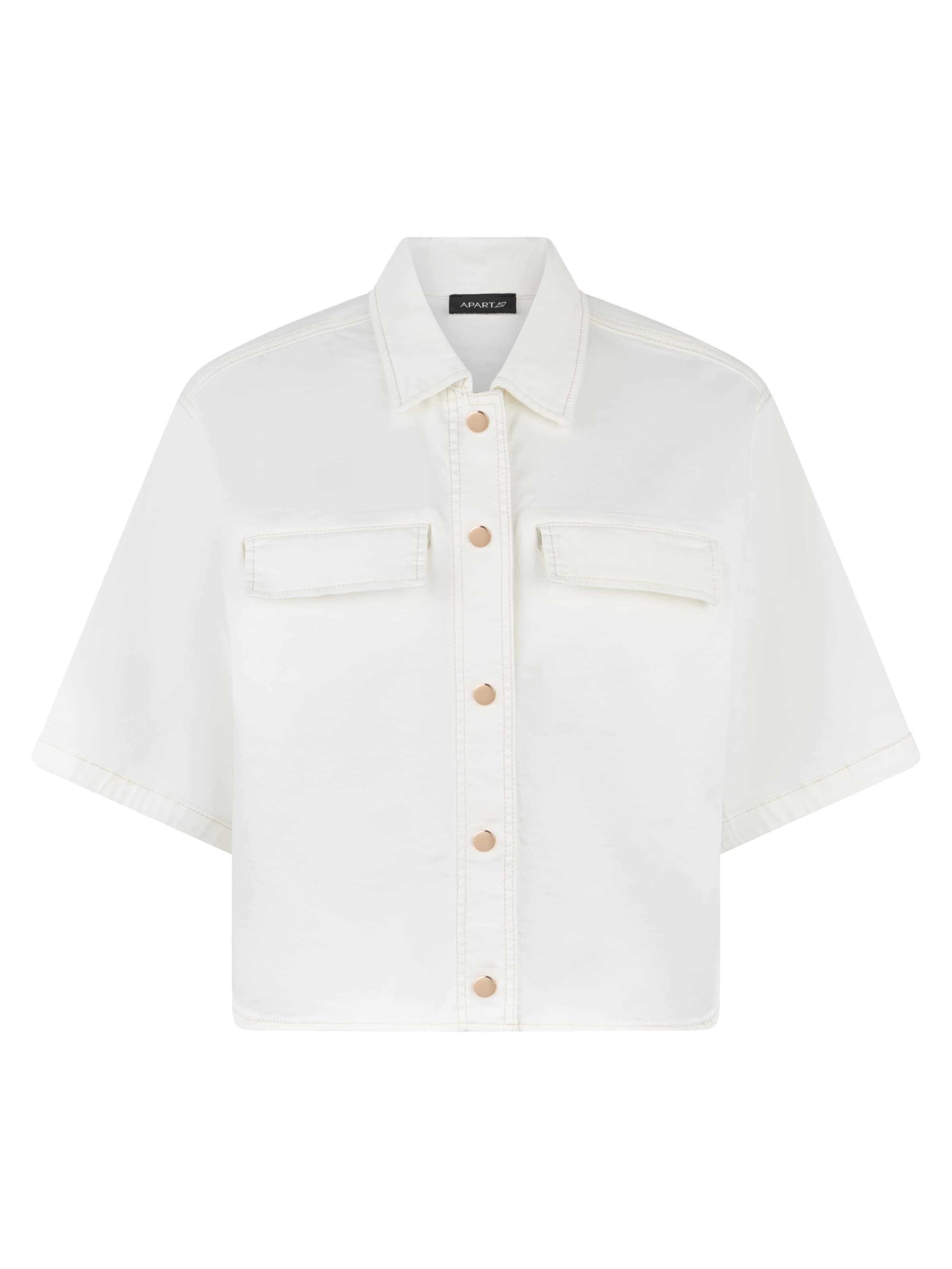 APART Blouse in White: front