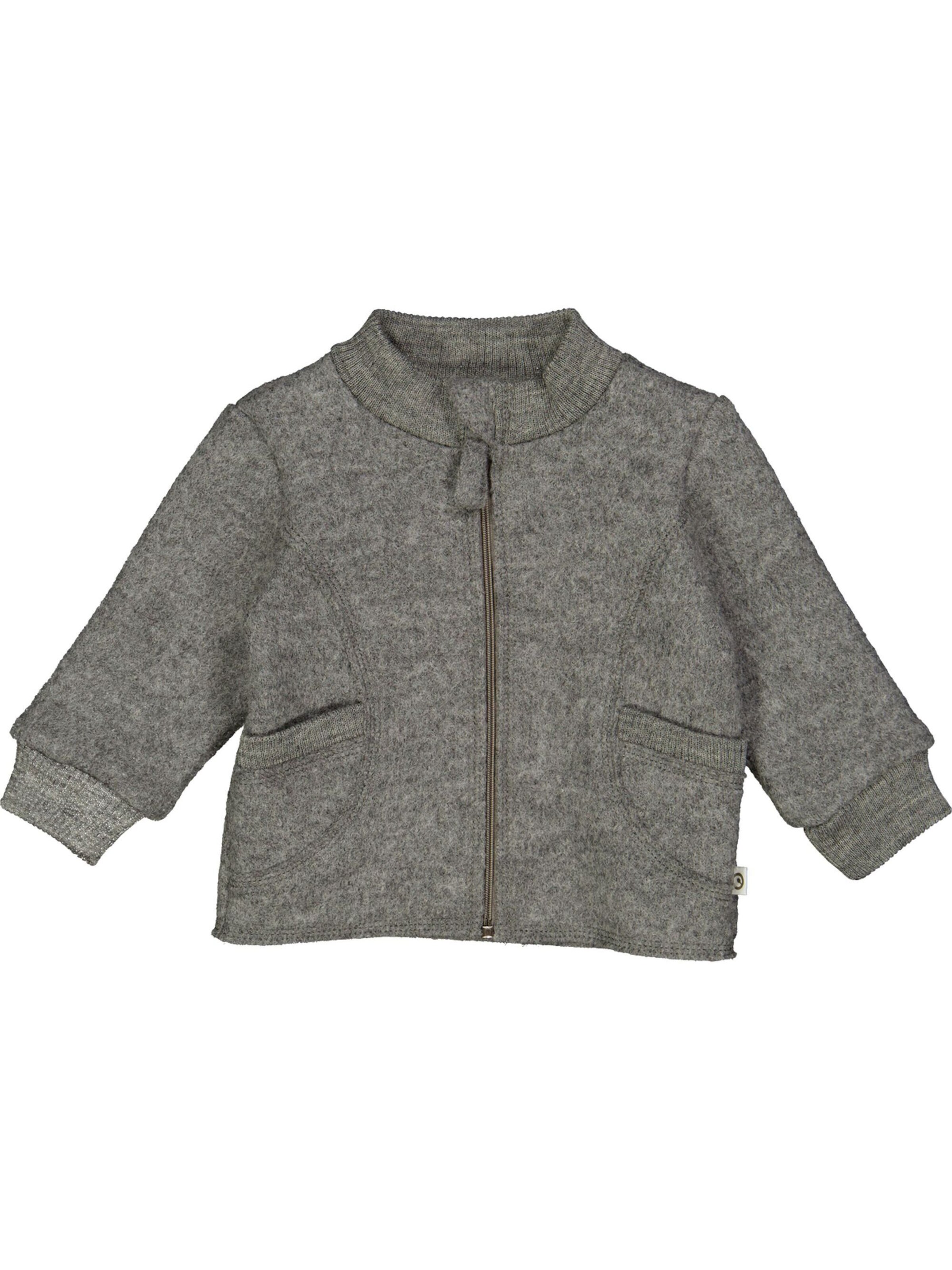 Giacca di pile di Müsli by GREEN COTTON in grigio: frontale