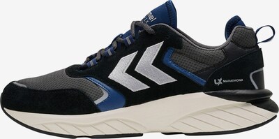 Hummel Sportschoen 'Marathona Reach' in de kleur Blauw / Grijs / Zwart / Wit, Productweergave