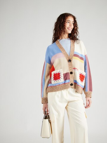 Weekend Max Mara - Casaco de malha 'GIORNO' em mistura de cores: frente