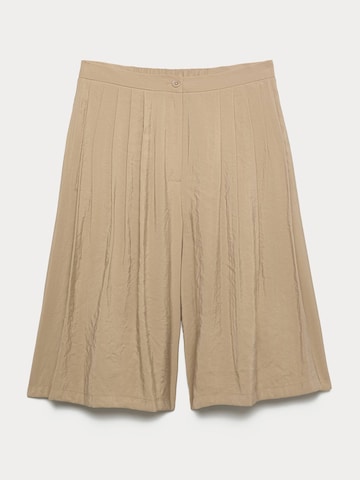 Loosefit Pantaloni di Marks & Spencer in beige: frontale