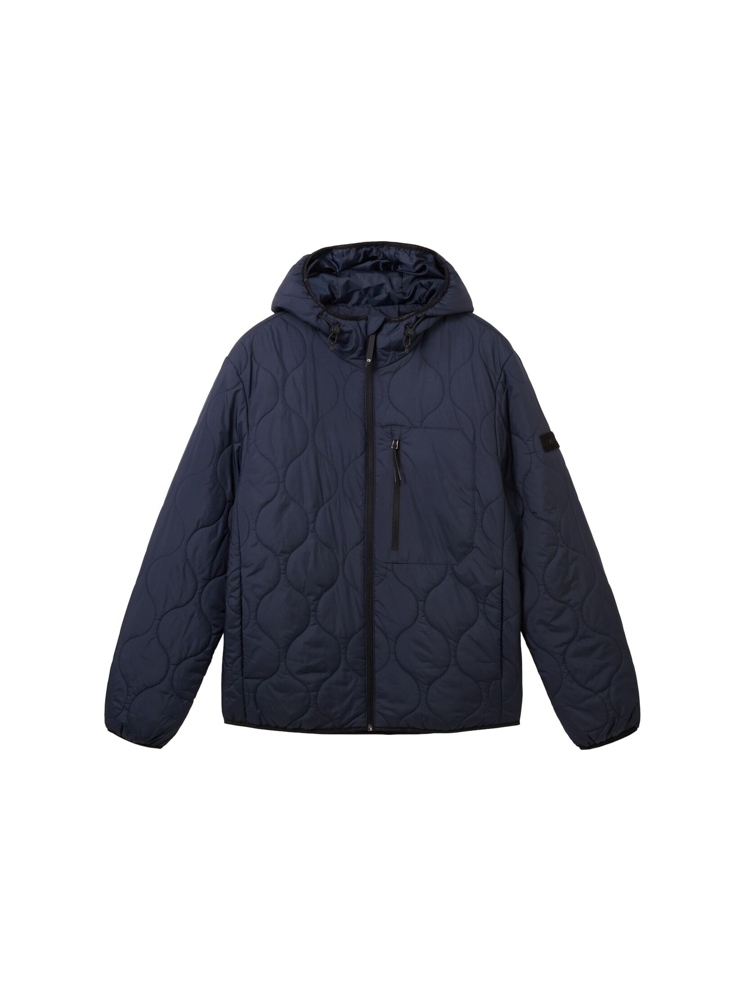 TOM TAILOR DENIM Tussenjas in Blauw: voorkant