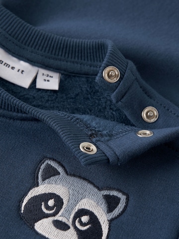 NAME IT - Sudadera 'NBMOREGON' en azul