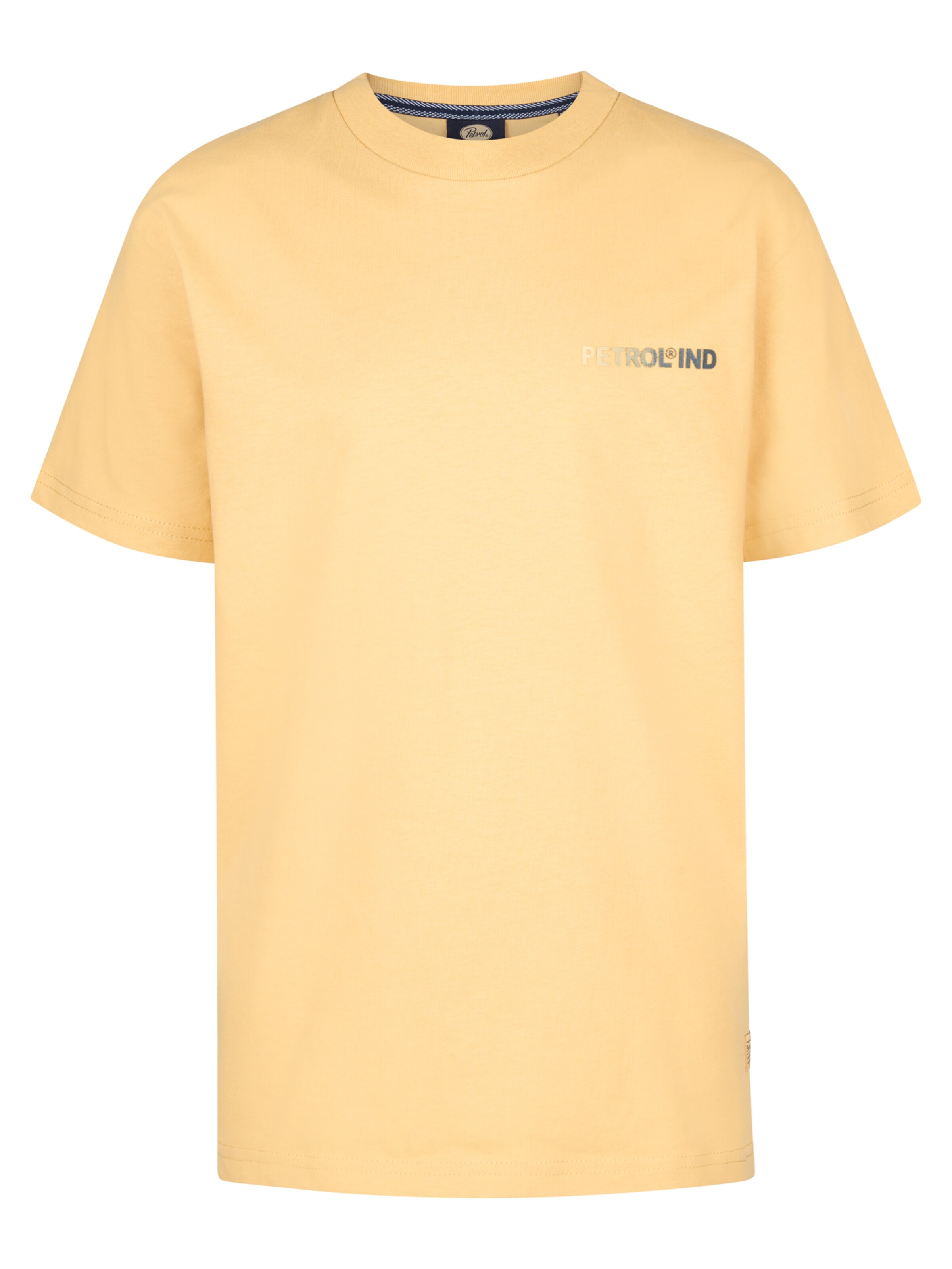 Petrol Industries Majica 'Gull' | rumena barva: sprednja stran