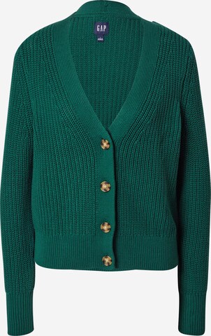 GAP Knit cardigan in Green: front