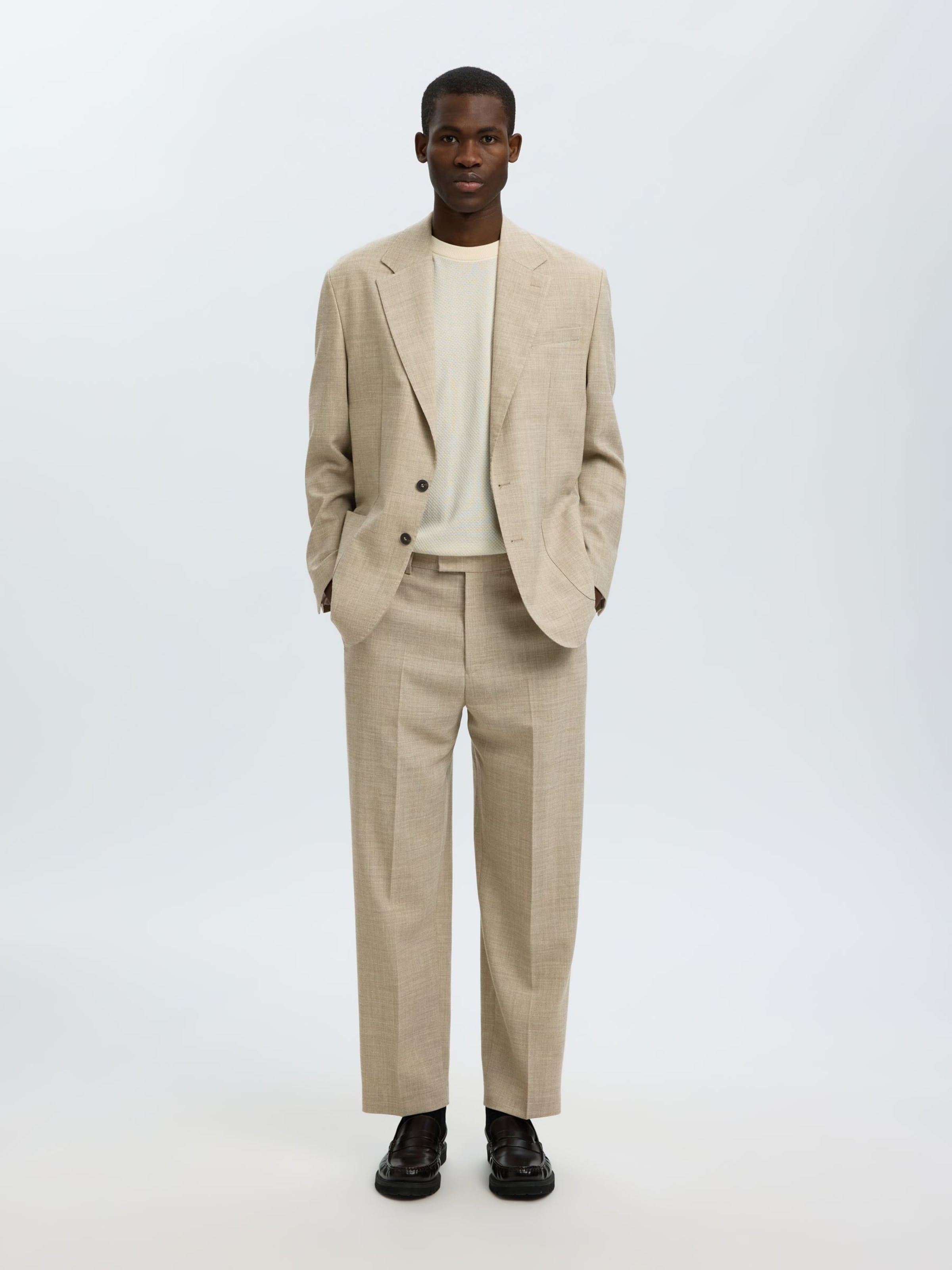 SELECTED Regular Pantalon in Beige