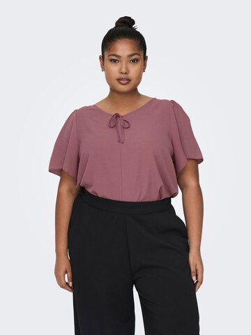 ONLY Carmakoma Shirts i pink: forside