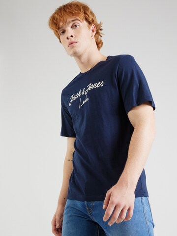 JACK & JONES Shirt 'SETTLE' in Blue: front