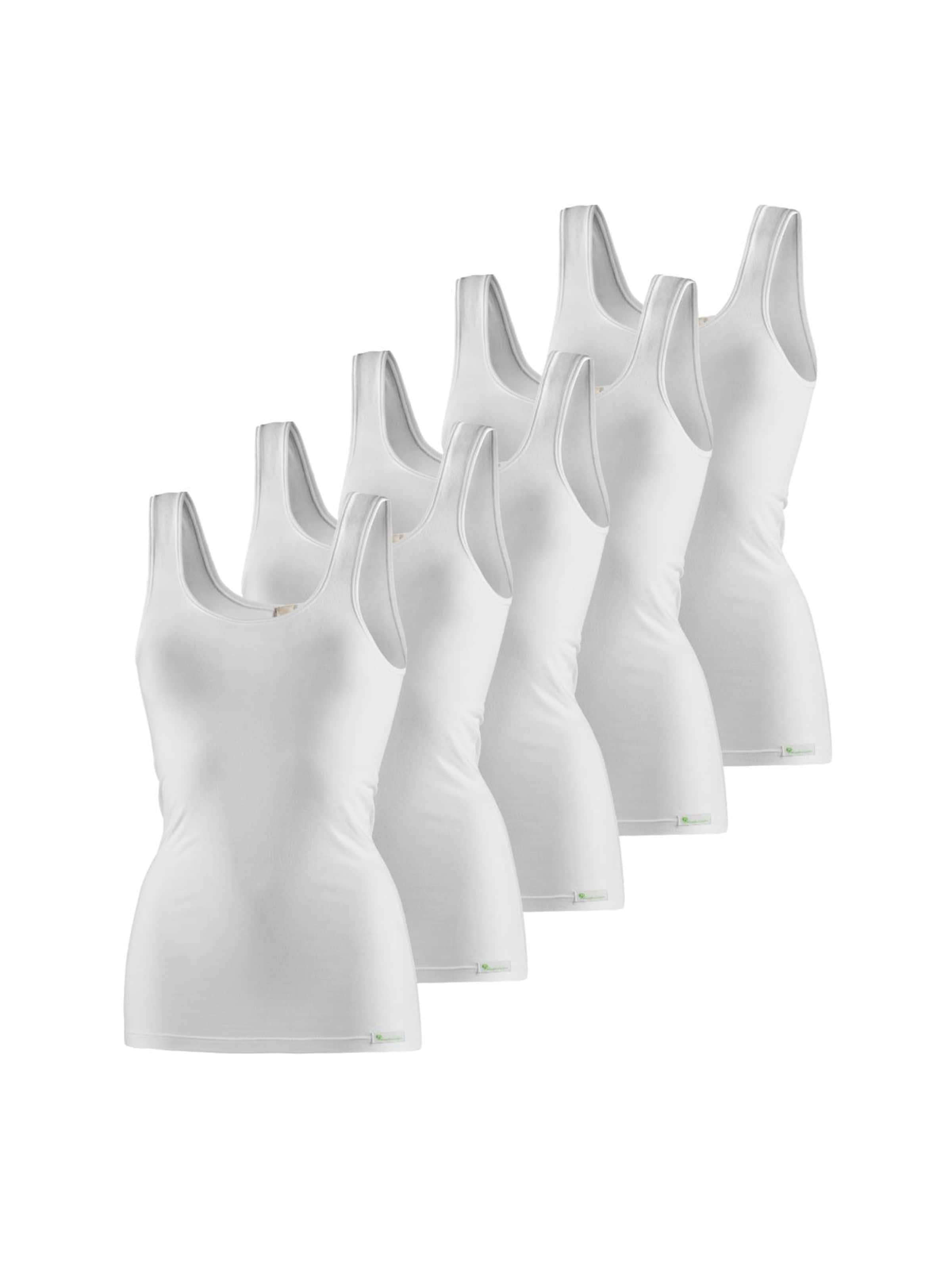 kleiderhelden Undershirt 'Ladycover' in White: front