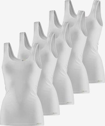 kleiderhelden Undershirt 'Ladycover' in White: front