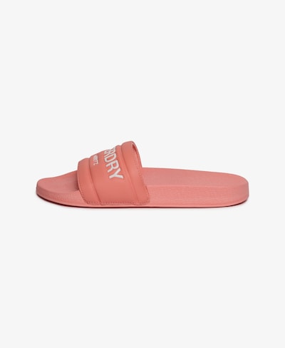Superdry & Co Strand-/badschoen in 40-41 in de kleur Framboos / Wit, Productweergave