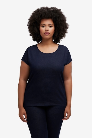 Ulla Popken Blouse in Blauw: voorkant