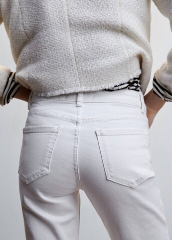 MANGO Slim fit Jeans 'Nayara' in White