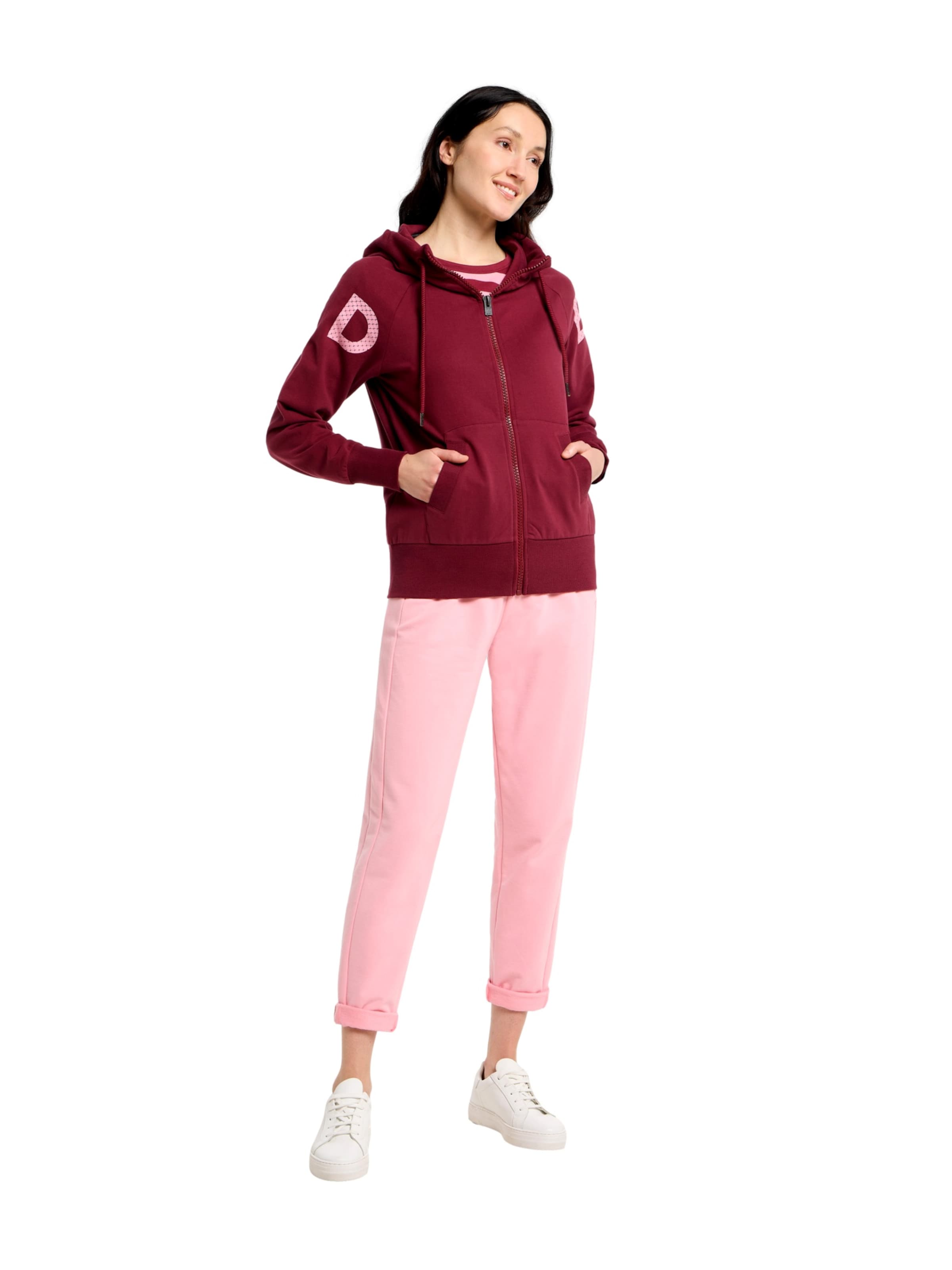 Elbsand Sweatjakke 'Kalea' i rød