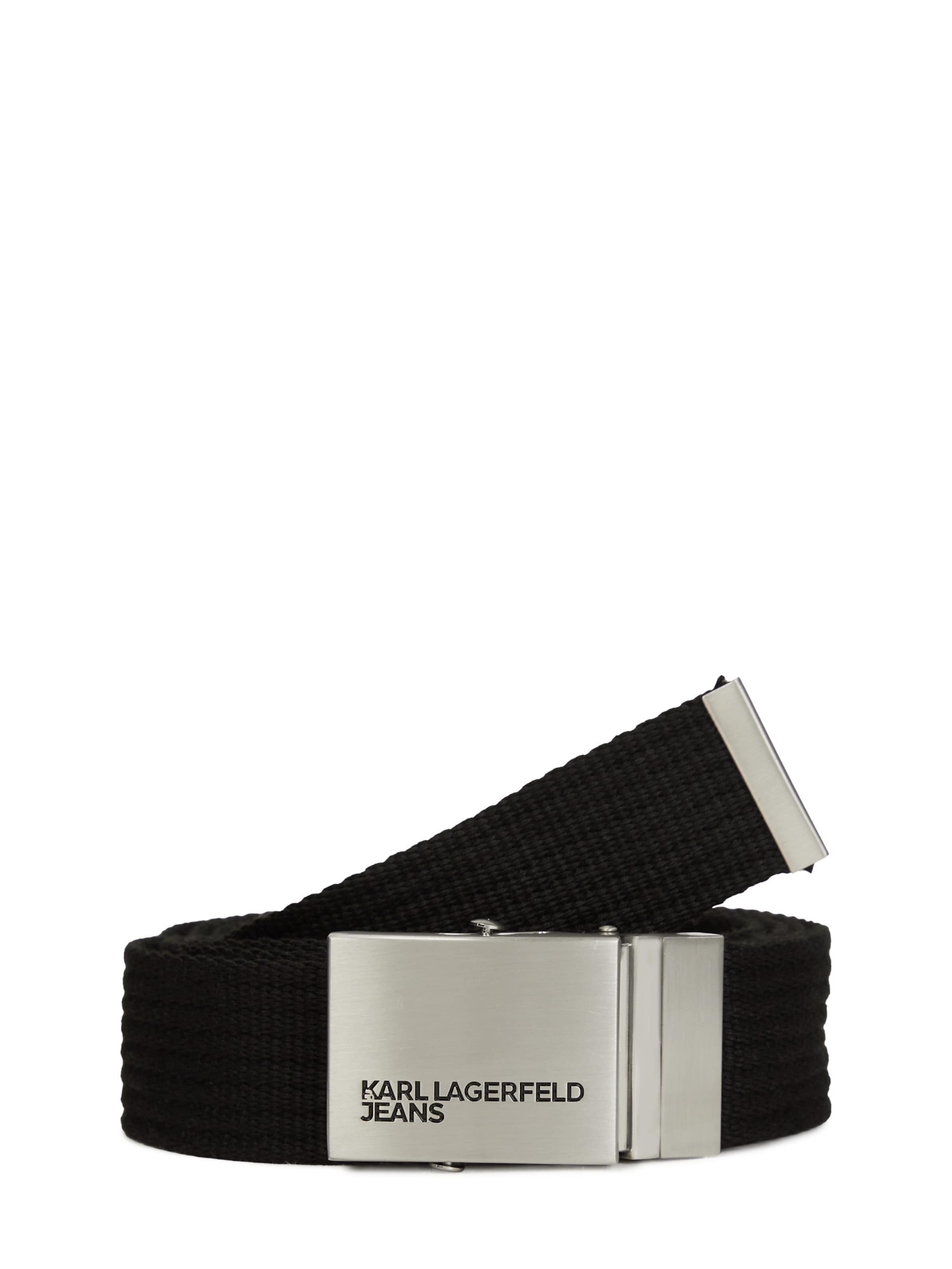 KARL LAGERFELD JEANS Riem in Zwart: voorkant