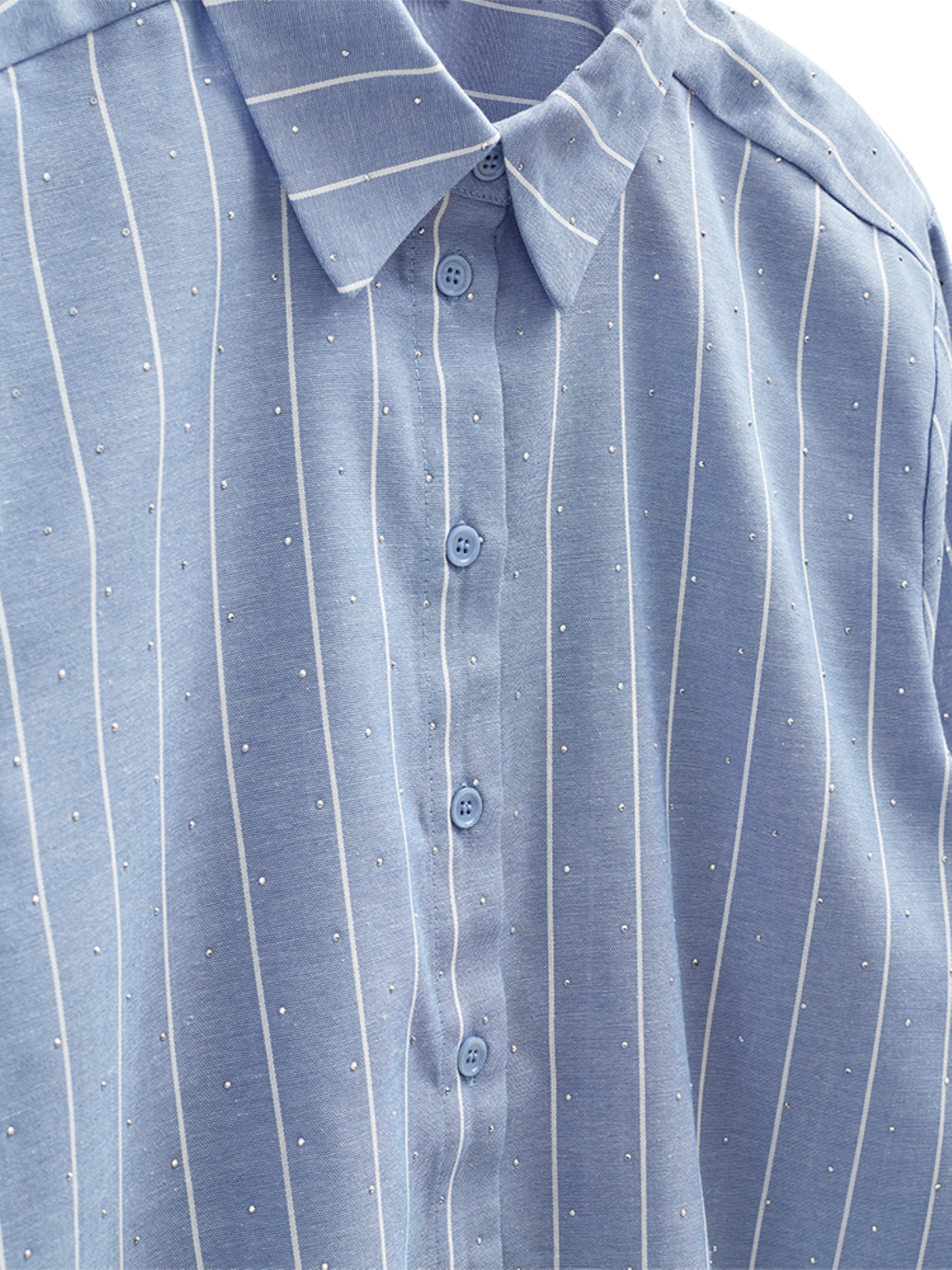 Freequent Blouse 'FQSolly blouse blue' in Blauw