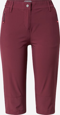 KILLTEC Slim fit Outdoor Pants 'Terasi' in Purple: front