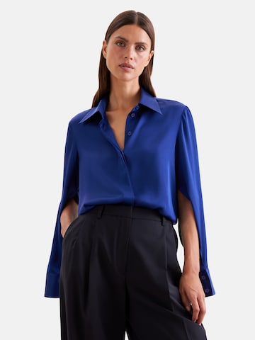 SEIDENSTICKER Blouse in Blauw: voorkant