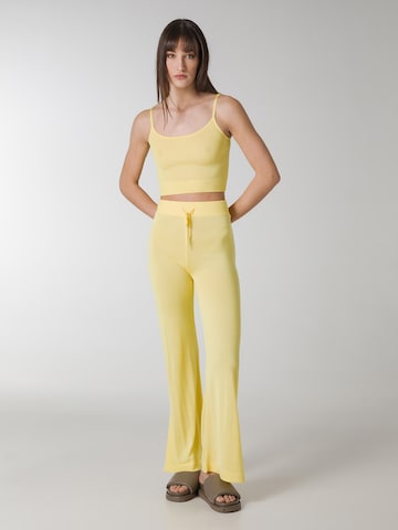 DEHA Knitted top 'Fest' in Yellow