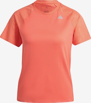 ADIDAS PERFORMANCE Functioneel shirt 'Adizero' in Oranje: voorkant
