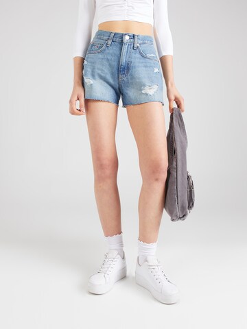 Tommy Jeans Regular Shorts in Blau: predná strana