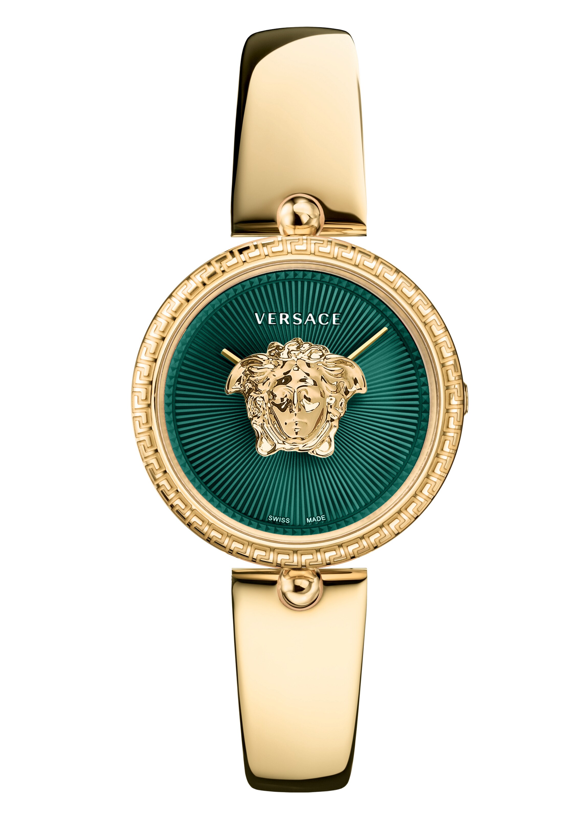 VERSACE Analoguhr in Gold: Vorderseite