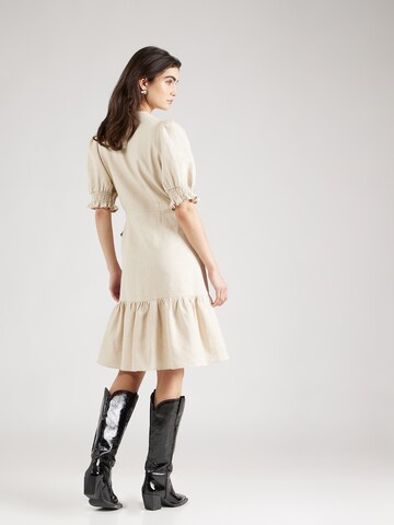 Y.A.S Dress 'FLAXY' in Beige