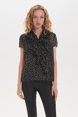 SAINT TROPEZ Bluse 'Lilja' i sort: forside