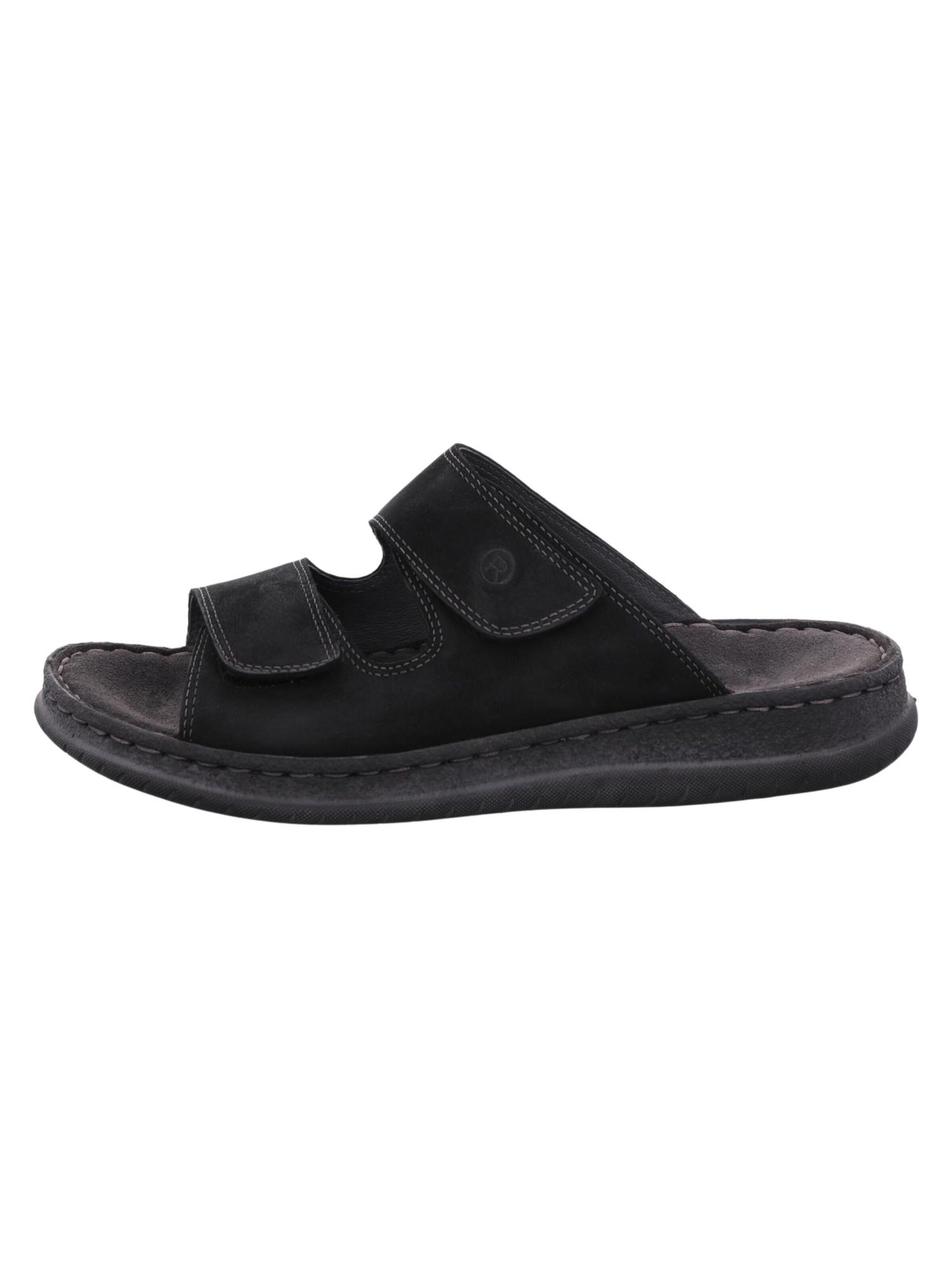 ROHDE Mule 'Alassio' in Black: front