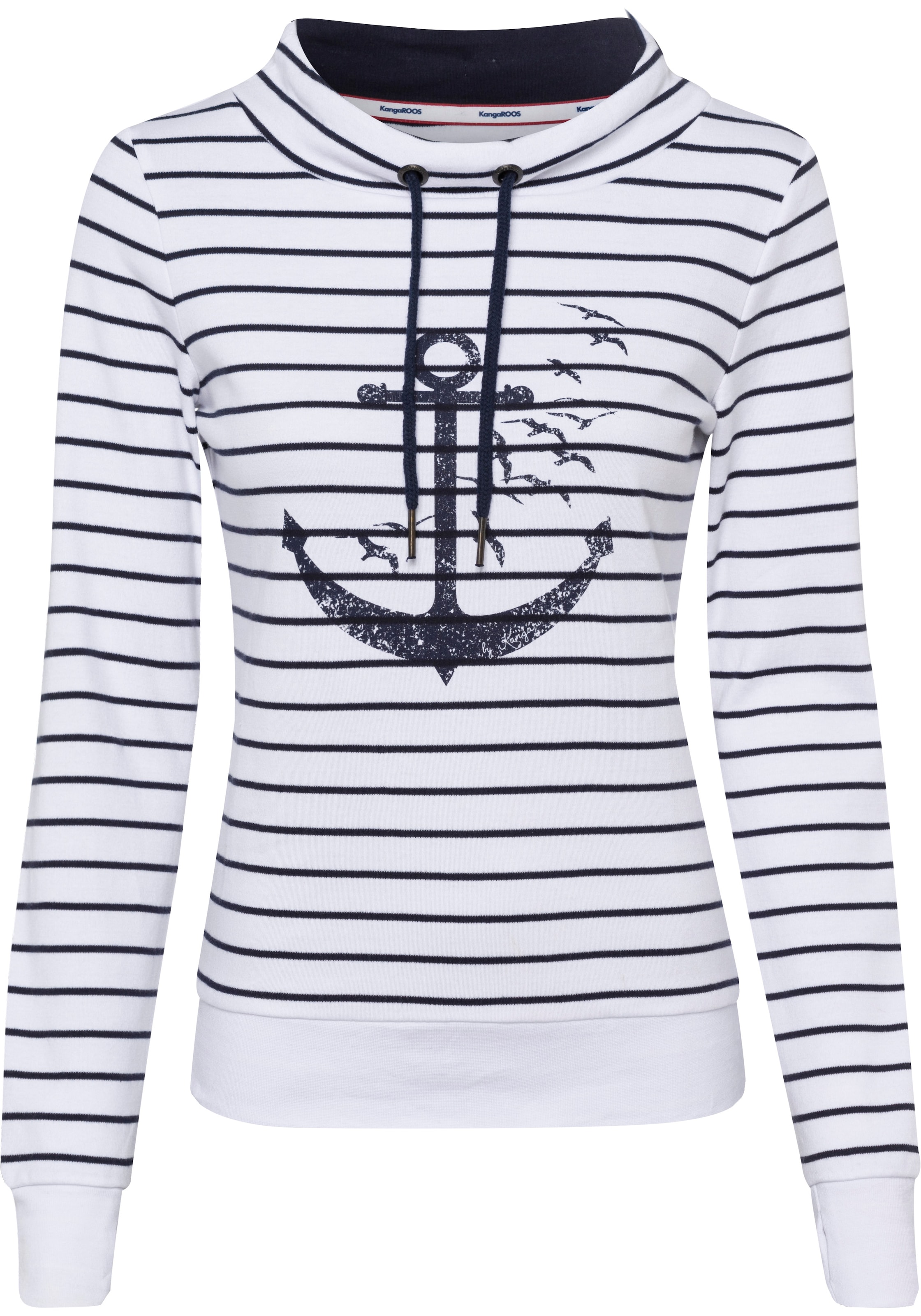 KangaROOS Sweatshirt in Blue: front