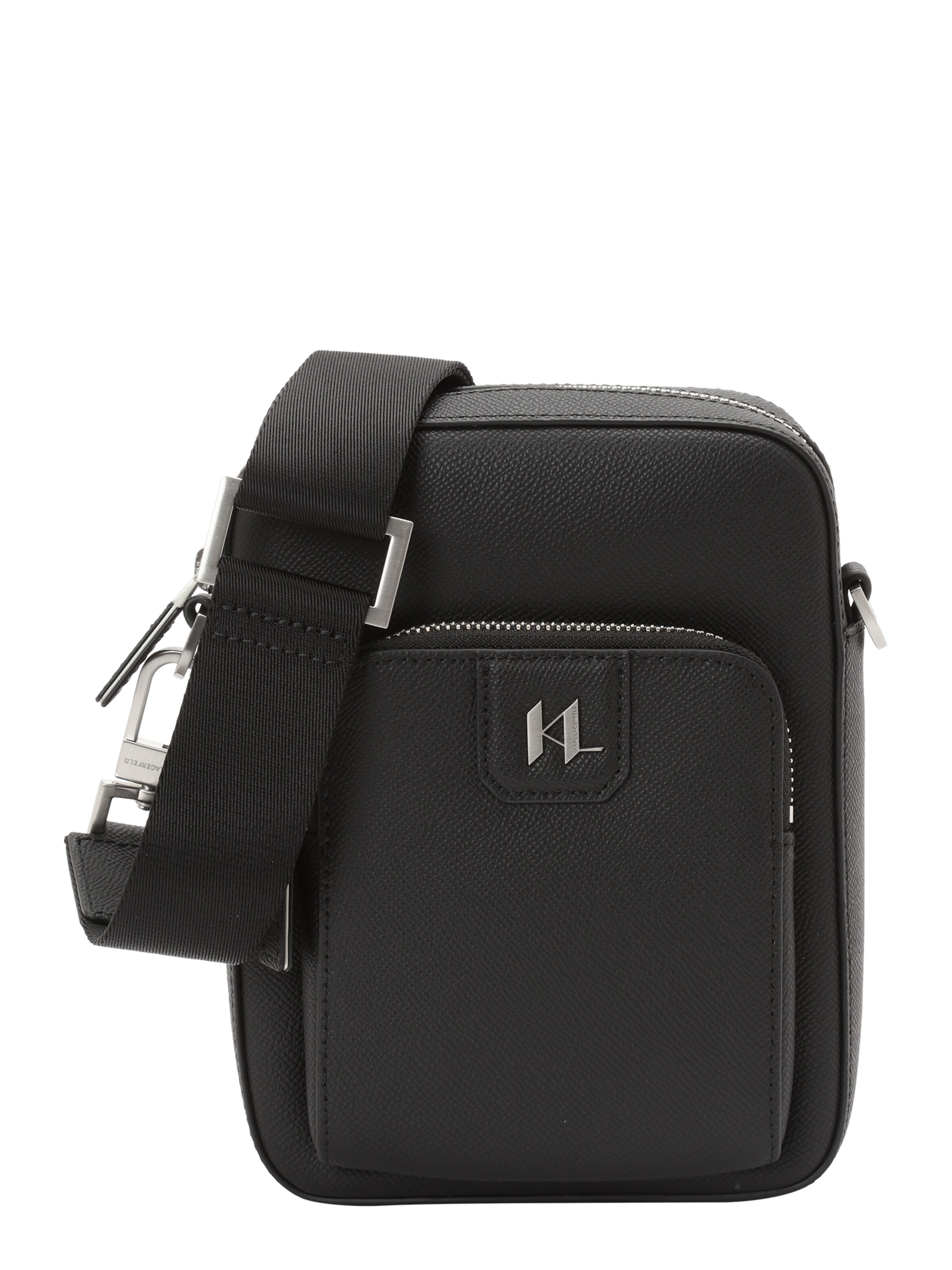 Karl Lagerfeld Τσάντα ώμου σε μαύρο: μπροστά