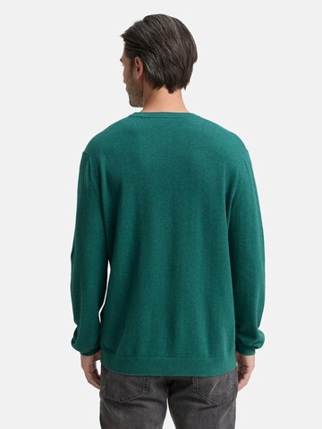 TOM TAILOR Sweater in Green