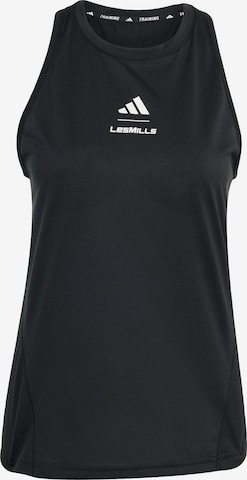 Top sportivo 'Les Mills' di ADIDAS PERFORMANCE in nero: frontale