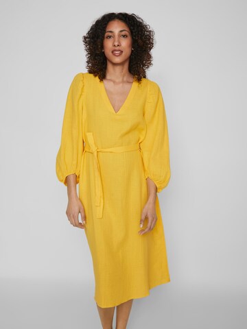 Robe 'Lania' VILA en jaune : devant