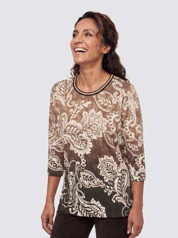 Olsen T-Shirt 'Hannah' in Braun: Vorderseite