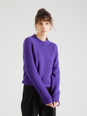 BOSS Sweater 'Fesperana' in Purple: front