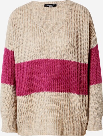 ZABAIONE Pullover 'Luisa' i beige: forside