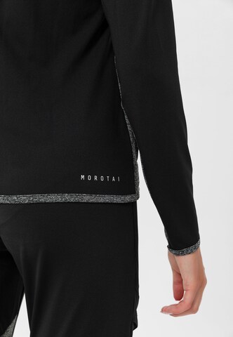 MOROTAI Athletic Jacket 'Naka' in Black