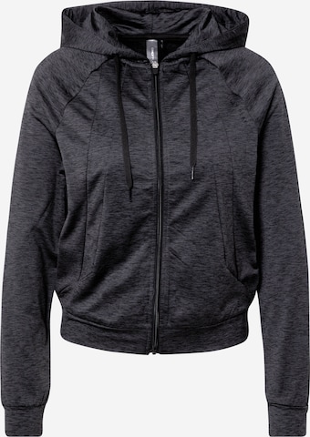ONLY PLAY Sports sweat jacket 'NASHA' in Black: front