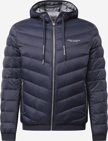 Veste d’hiver ARMANI EXCHANGE en bleu : devant