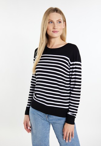 DreiMaster Maritim Sweater in Black: front