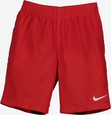 Maillot de bain de sport Nike Swim en rouge : devant