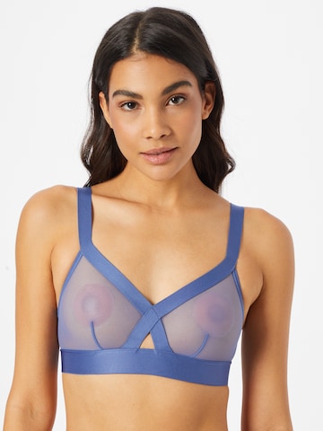 DKNY Intimates T-shirt Bra in Blue: front