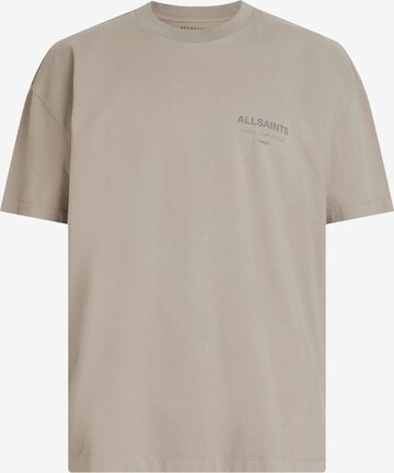 AllSaints Shirt 'Underground' in Grijs: voorkant